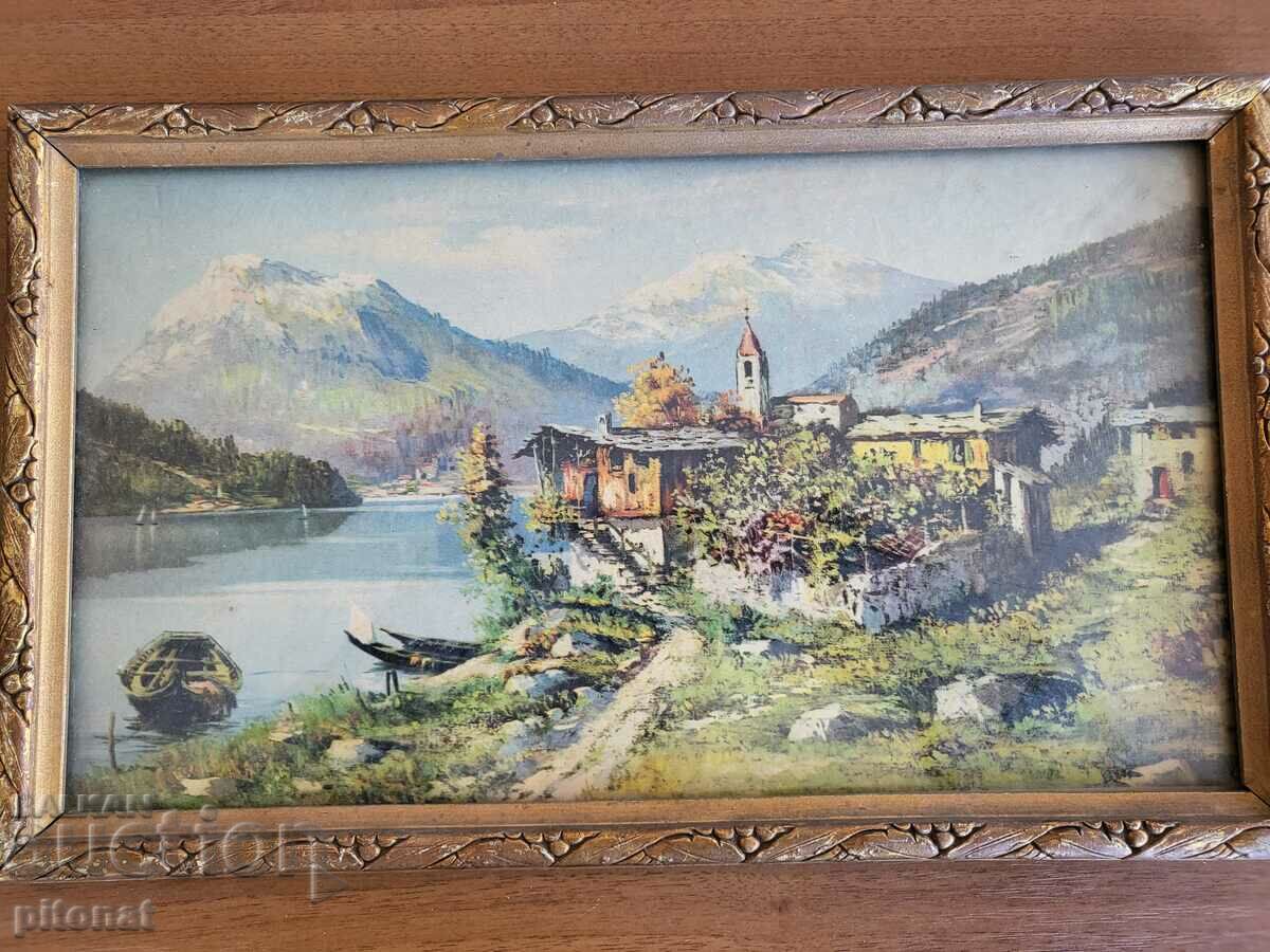 Antique framed reproduction with price 25.00 BGN | € 12.78