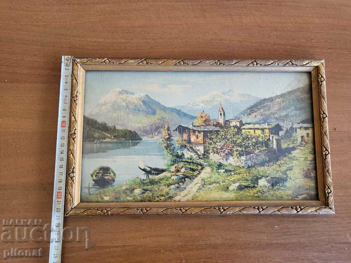 Antique framed reproduction - 5