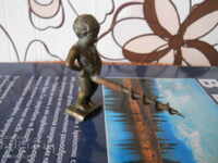 old erotic bronze statuette - corkscrew