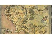 The Hobbit Map of Middle-earth