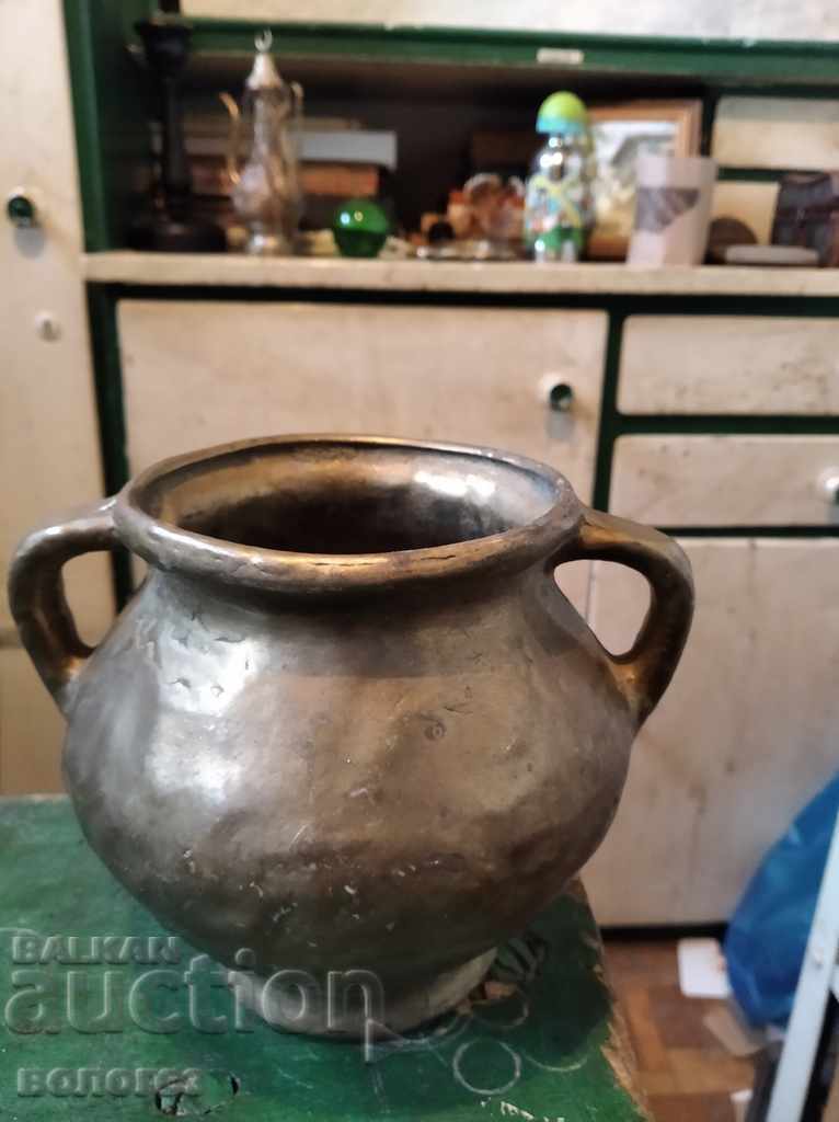 ancient bronze pot