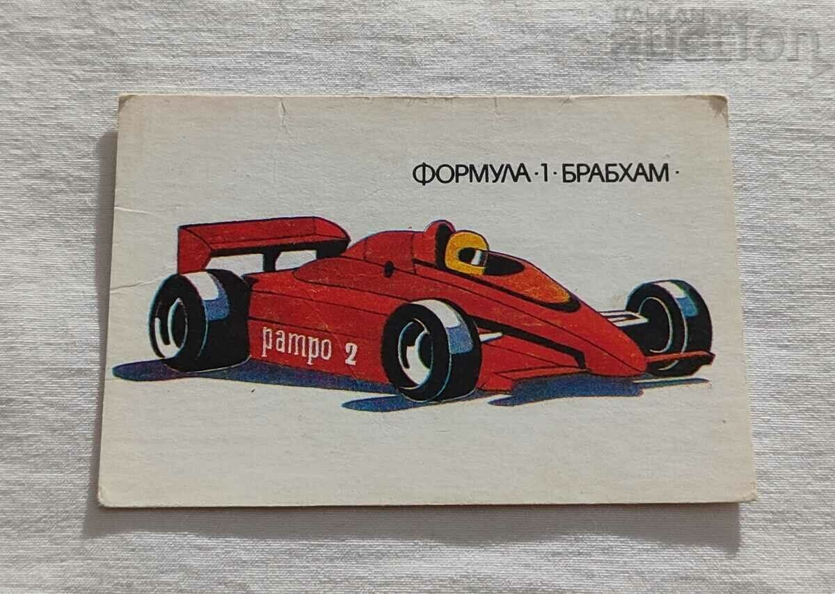 FORMULA-1 "BRABHAM" CALENDAR 1989