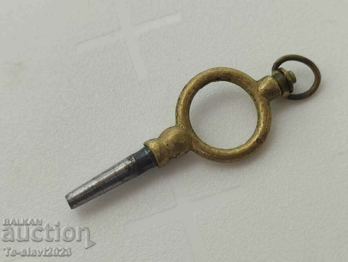 Old Pocket Watch Key