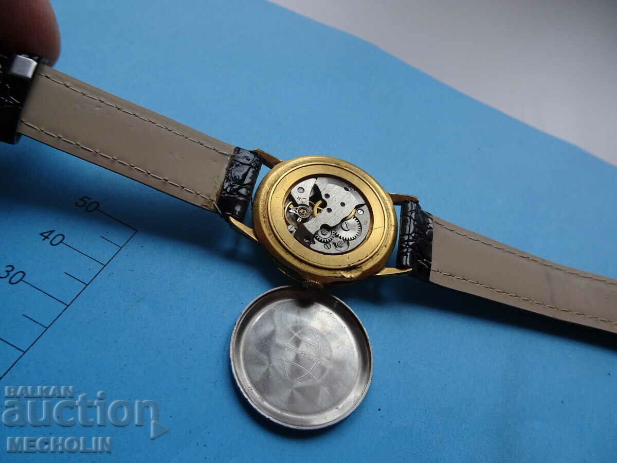 COLLECTIBLE RUSSIAN WATCH ZARYA GOLD PLATED - 7