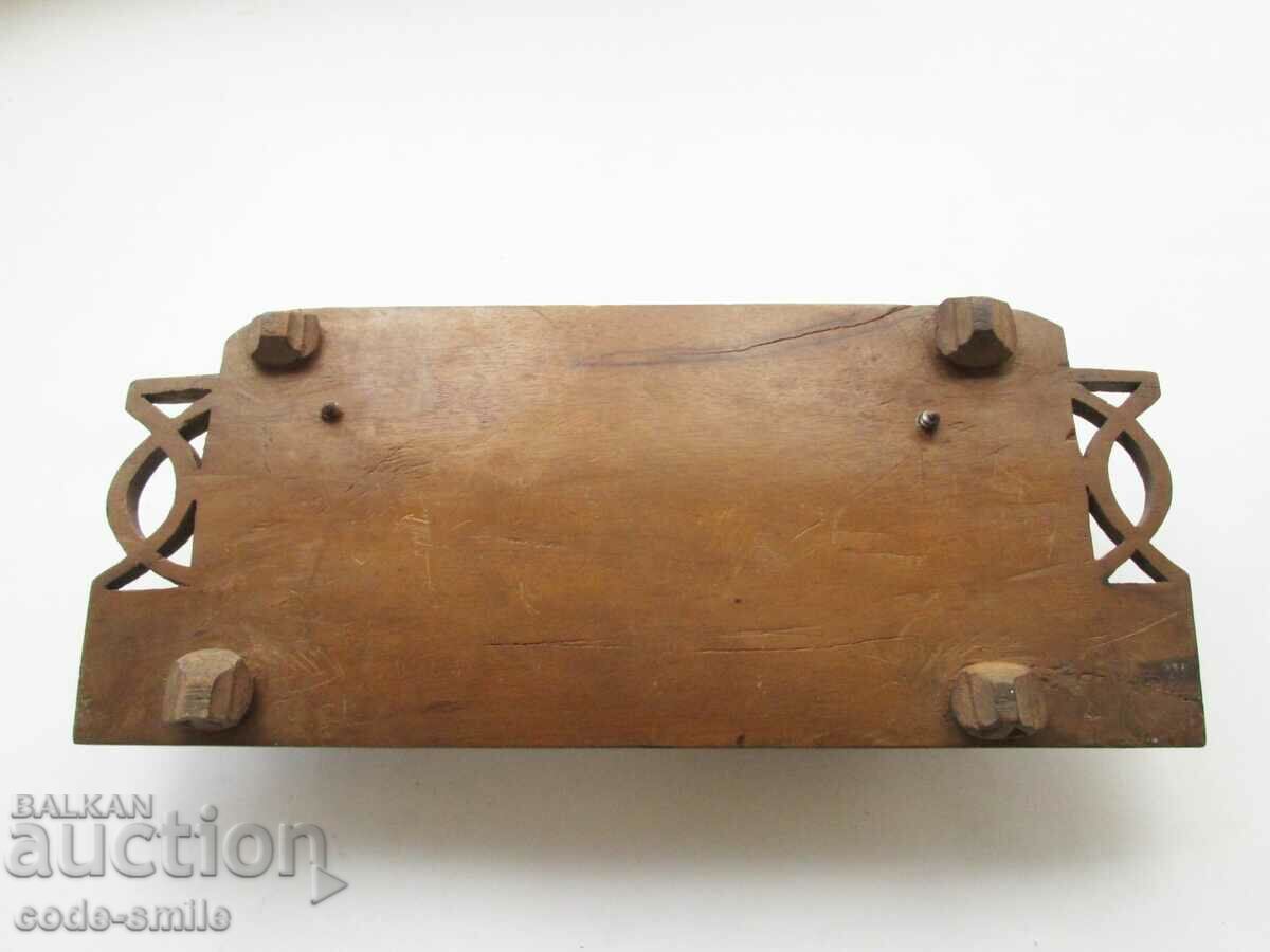 Unique Old Revival Wooden Inkwell Carving with price 500.00 BGN | € 255.65