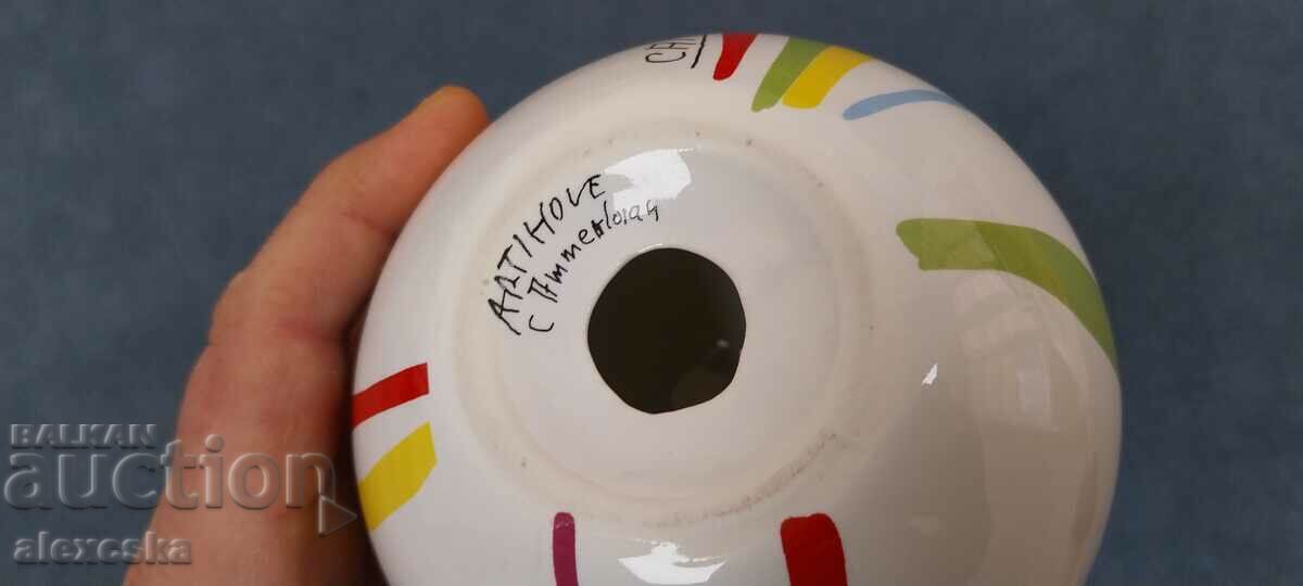 Ceramic candle holder - Art design - 6 Ceramic candle holder - Art design - 6