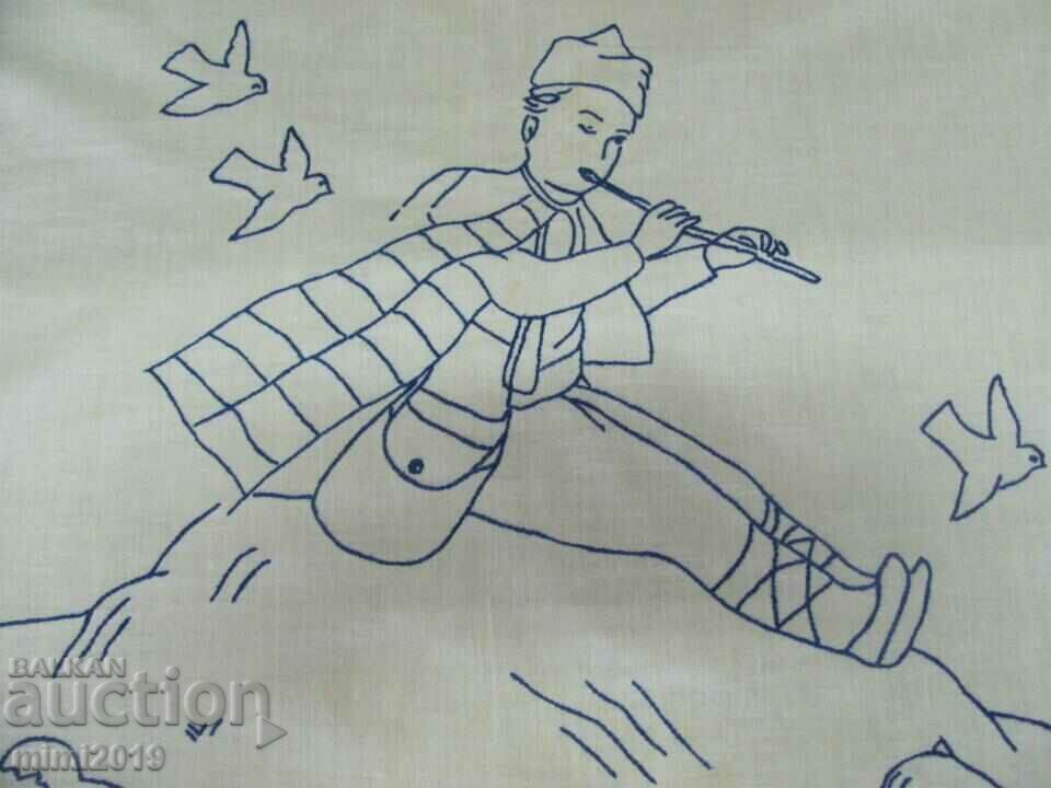 Delivery of 50's Hand Embroidery Tapestry for Wall Delivery of 50's Hand Embroidery Tapestry for Wall