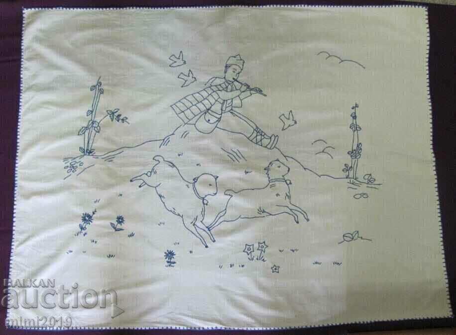 50's Hand Embroidery Tapestry for Wall 50's Hand Embroidery Tapestry for Wall