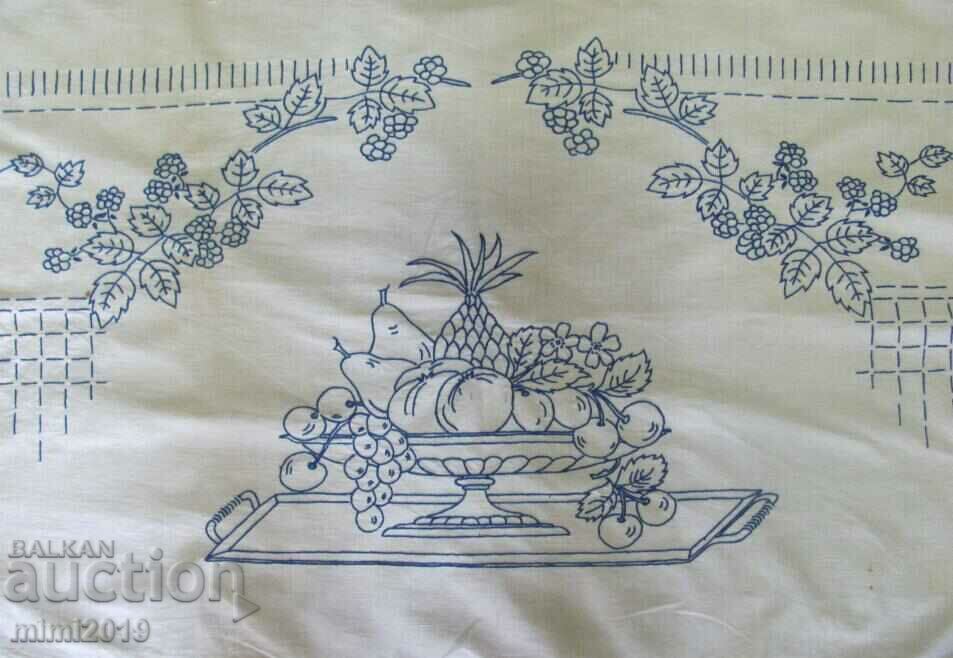 Auction 50's Hand Embroidery Tapestry for Wall Auction 50's Hand Embroidery Tapestry for Wall