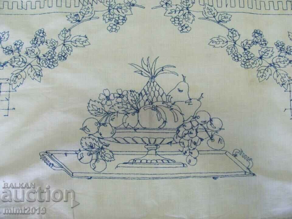50's Hand Embroidery Tapestry for Wall - 6 50's Hand Embroidery Tapestry for Wall - 6