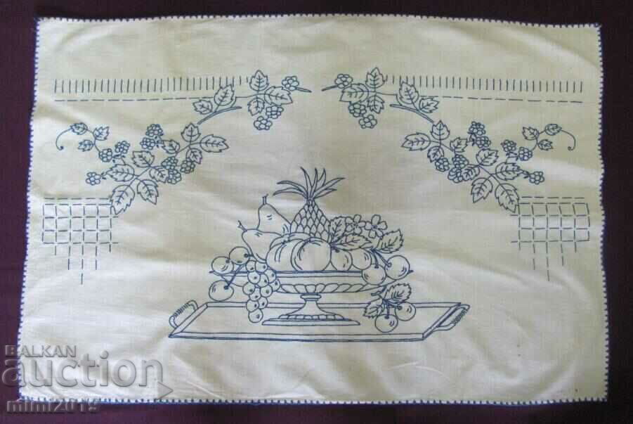 50's Hand Embroidery Tapestry for Wall