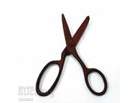 Old tailor's rusty scissors, scissors(12.2)