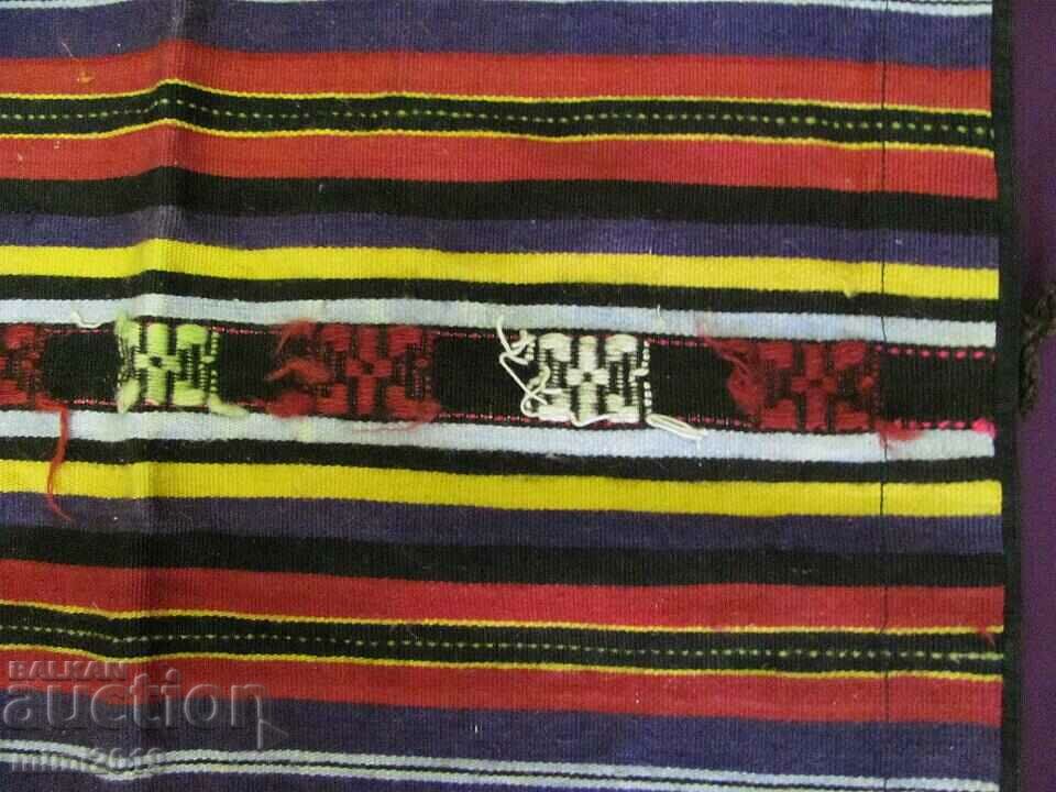 Șorț costum de lână pentru femei de artă populară din secolul al XIX-lea - 7