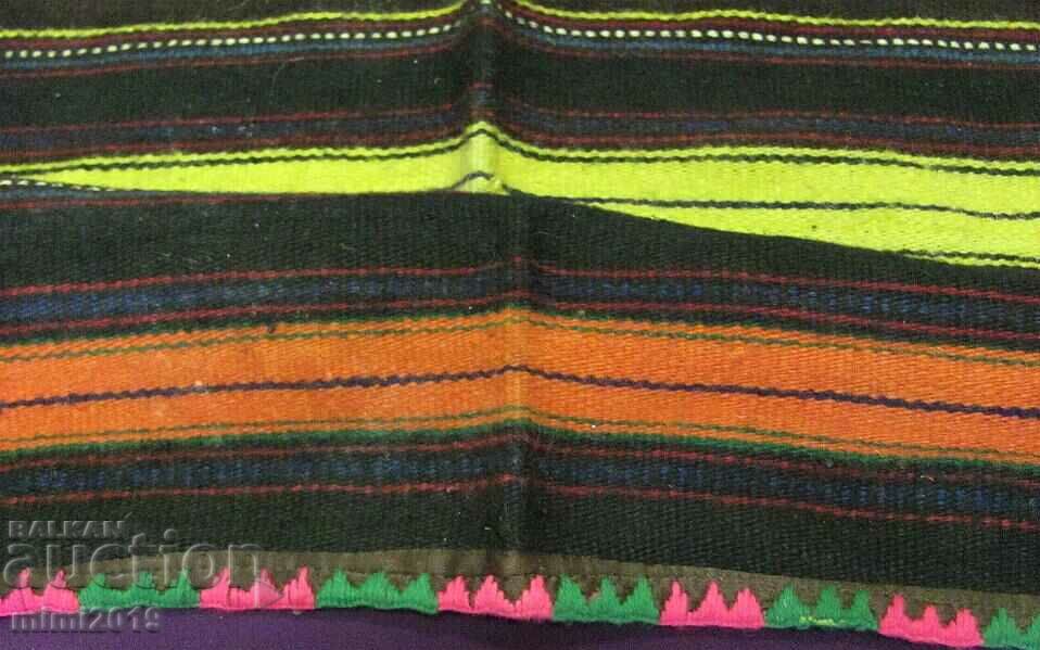 Доставка на 19 век Фолк Арт Женска Вълнена Престилка за Носия Доставка на 19 век Фолк Арт Женска Вълнена Престилка за Носия