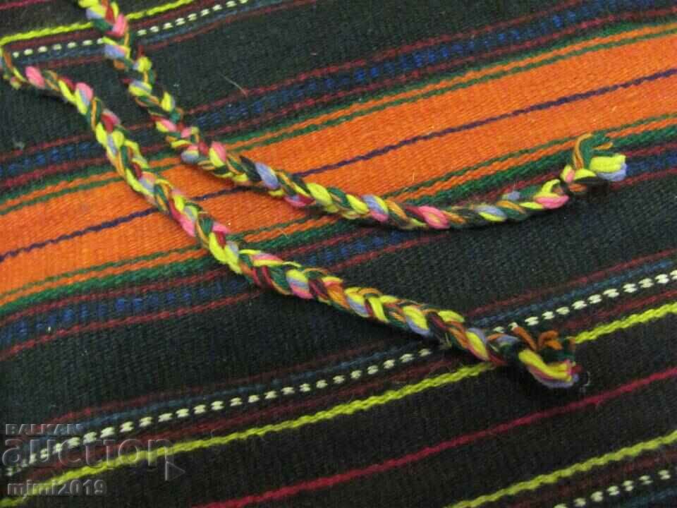 19 век Фолк Арт Женска Вълнена Престилка за Носия - 6 19 век Фолк Арт Женска Вълнена Престилка за Носия - 6