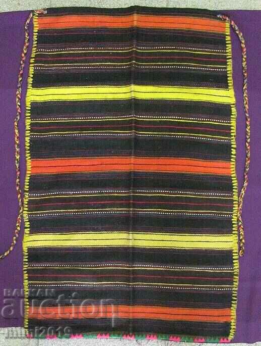 19 век Фолк Арт Женска Вълнена Престилка за Носия - 7 19 век Фолк Арт Женска Вълнена Престилка за Носия - 7