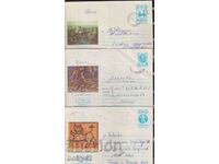 IPTZ 5 st. Art of the Bulgarian lands - 6 envelopes