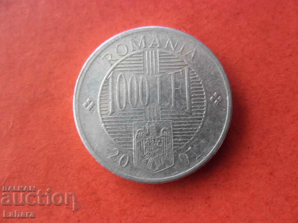 1000 леи 2001 г. Румъния