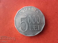 5000 леи 2002 г. Румъния