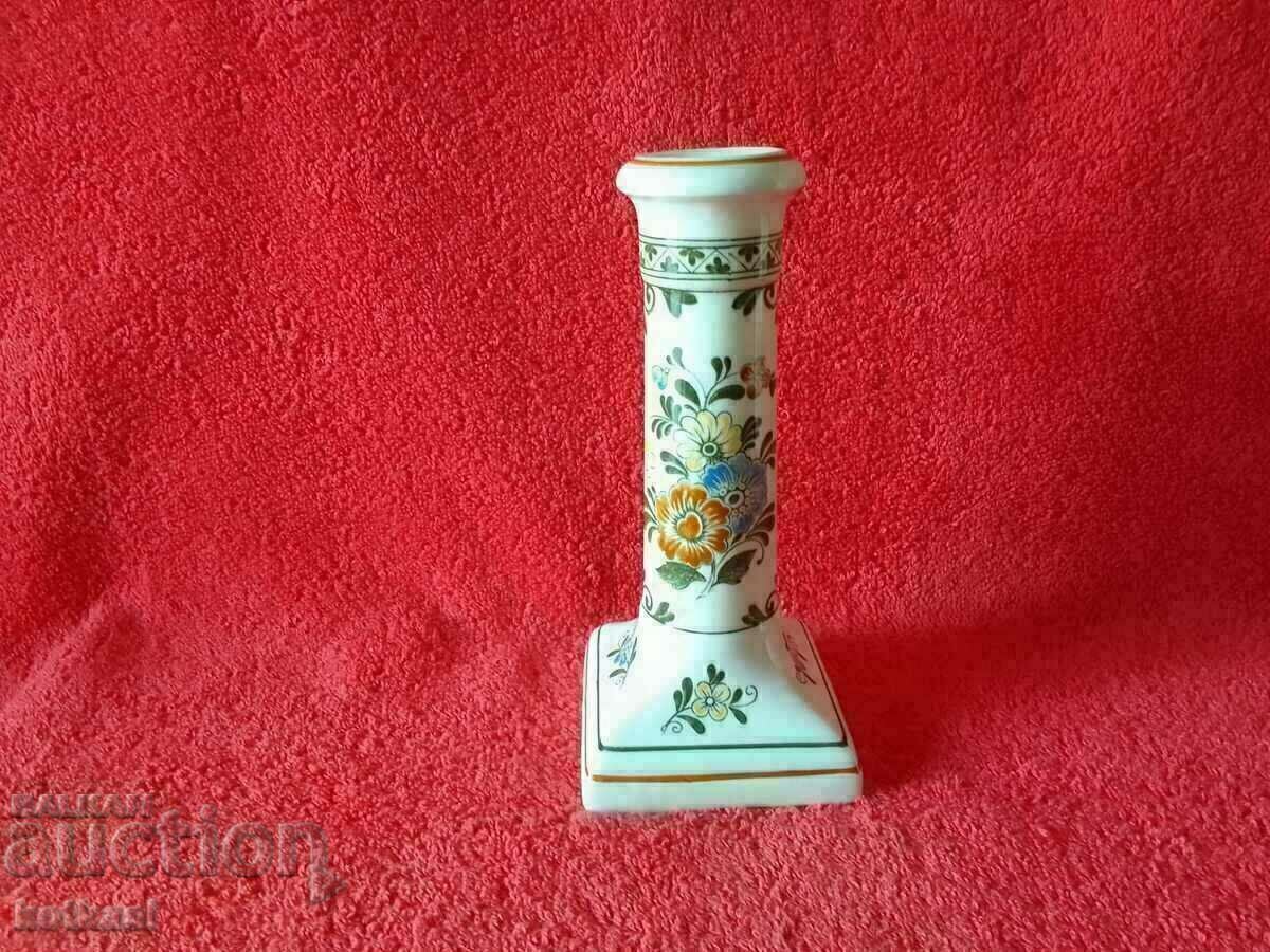 Delivery of Old porcelain Candlestick marked Villeroy & Boch Germany Delivery of Old porcelain Candlestick marked Villeroy & Boch Germany