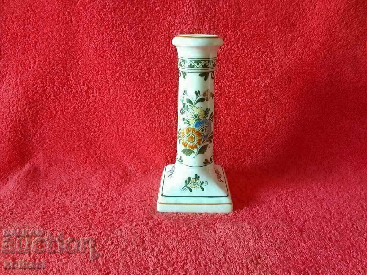 Old porcelain Candlestick marked Villeroy & Boch Germany Old porcelain Candlestick marked Villeroy & Boch Germany