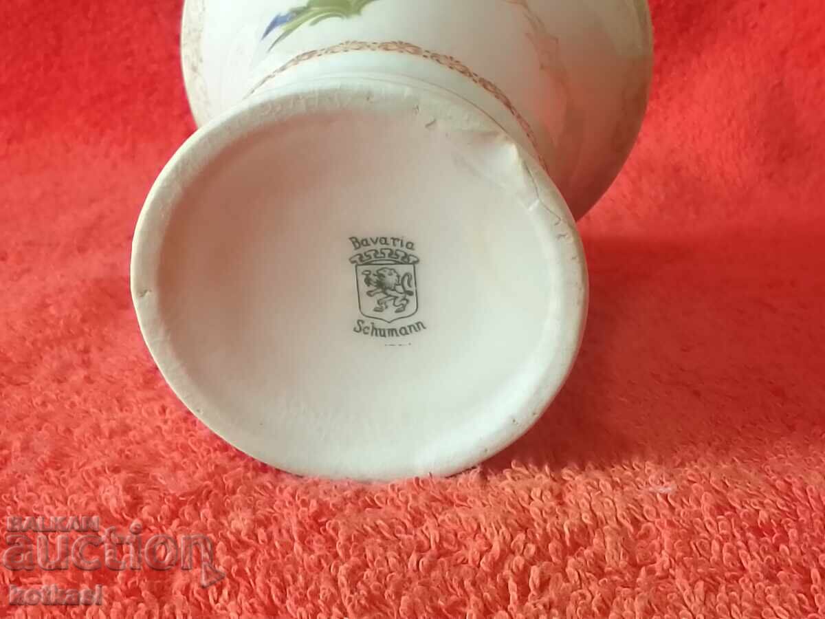 Old porcelain vase marked Schumann Bavaria - 6