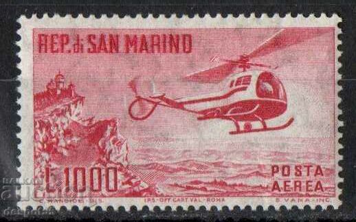 1961. San Marino. Air mail.