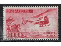 1961. Άγιος Μαρίνος. Αεροπορική αλληλογραφία.