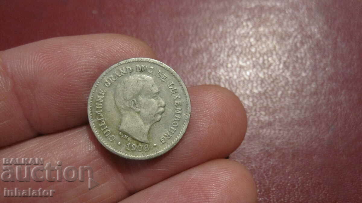 1908 5 centi Luxemburg