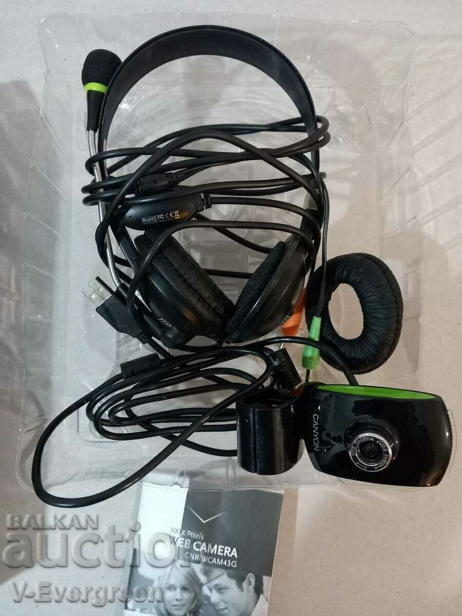 Auction  Canyon Chat Pack Webcam Headset Set