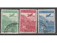 BK 263-265 "Strasbourg" air mail, stamp, without rubber!