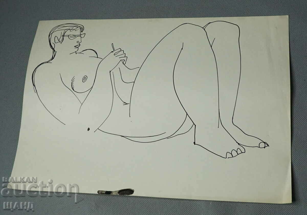Old Master Pictură imagine erotic corp feminin nud
