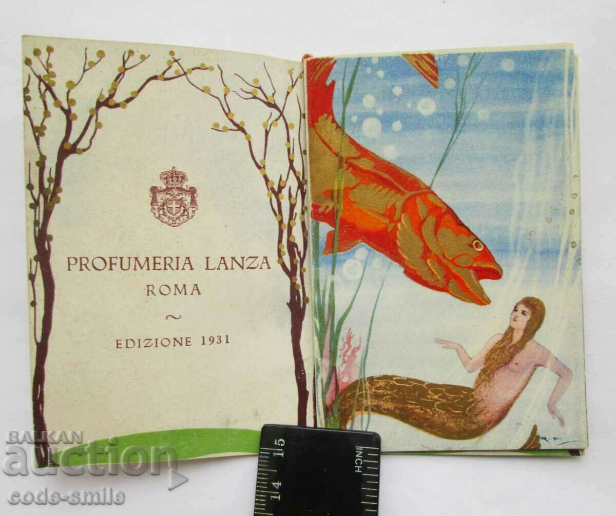 Livrarea Broșură publicitară veche italiană și calendar 1931 Livrarea Broșură publicitară veche italiană și calendar 1931