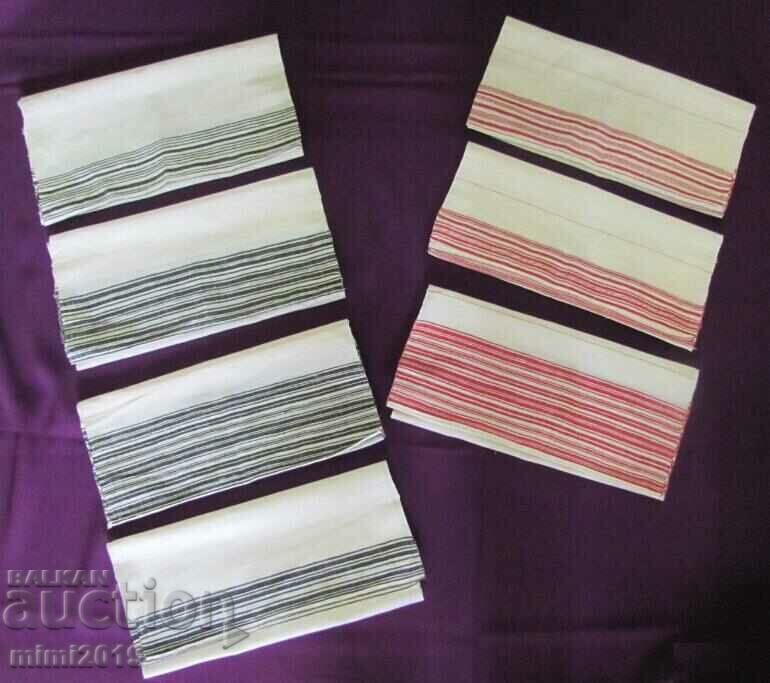 19th century Cotton Kennar Towels, Napkins 7 pcs. - 5 19th century Cotton Kennar Towels, Napkins 7 pcs. - 5