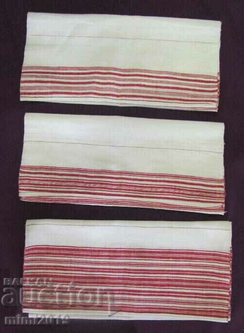 19th century Cotton Kennar Towels, Napkins 7 pcs. - 7 19th century Cotton Kennar Towels, Napkins 7 pcs. - 7
