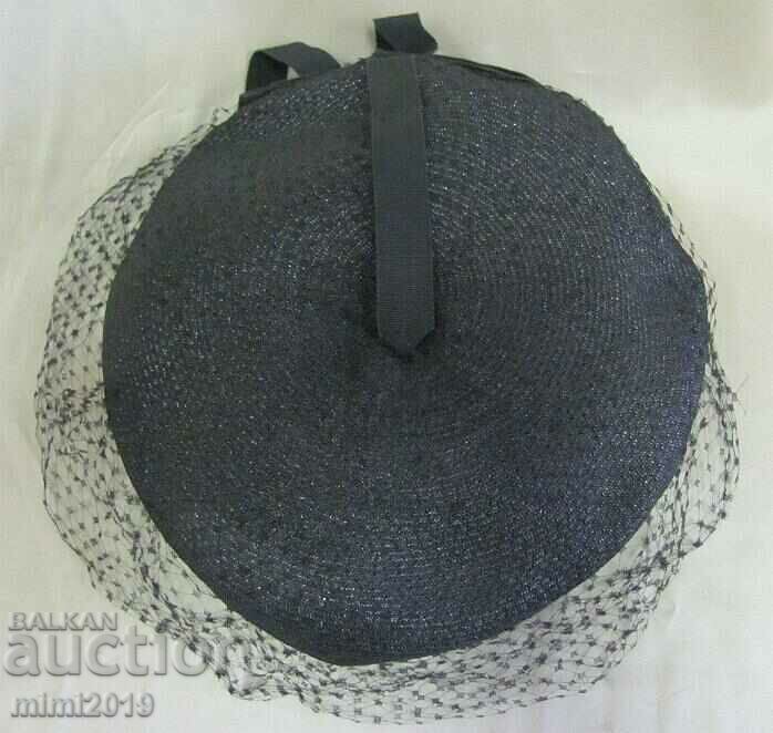 30's Antique Ladies Hat Black with price 60.00 BGN | € 30.68