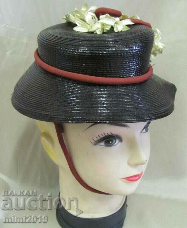 30's Antique Ladies Hat Black with price 80.00 BGN | € 40.90