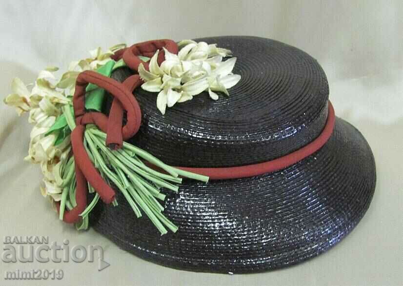 Delivery of 30's Antique Ladies Hat Black