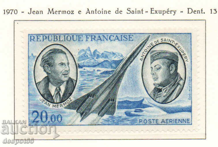 1970. France. Aviation pioneers.