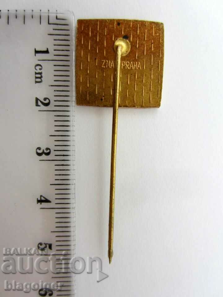 Delivery of World Hockey Championship -1972-Prague-Rare sign-Logo Delivery of World Hockey Championship -1972-Prague-Rare sign-Logo