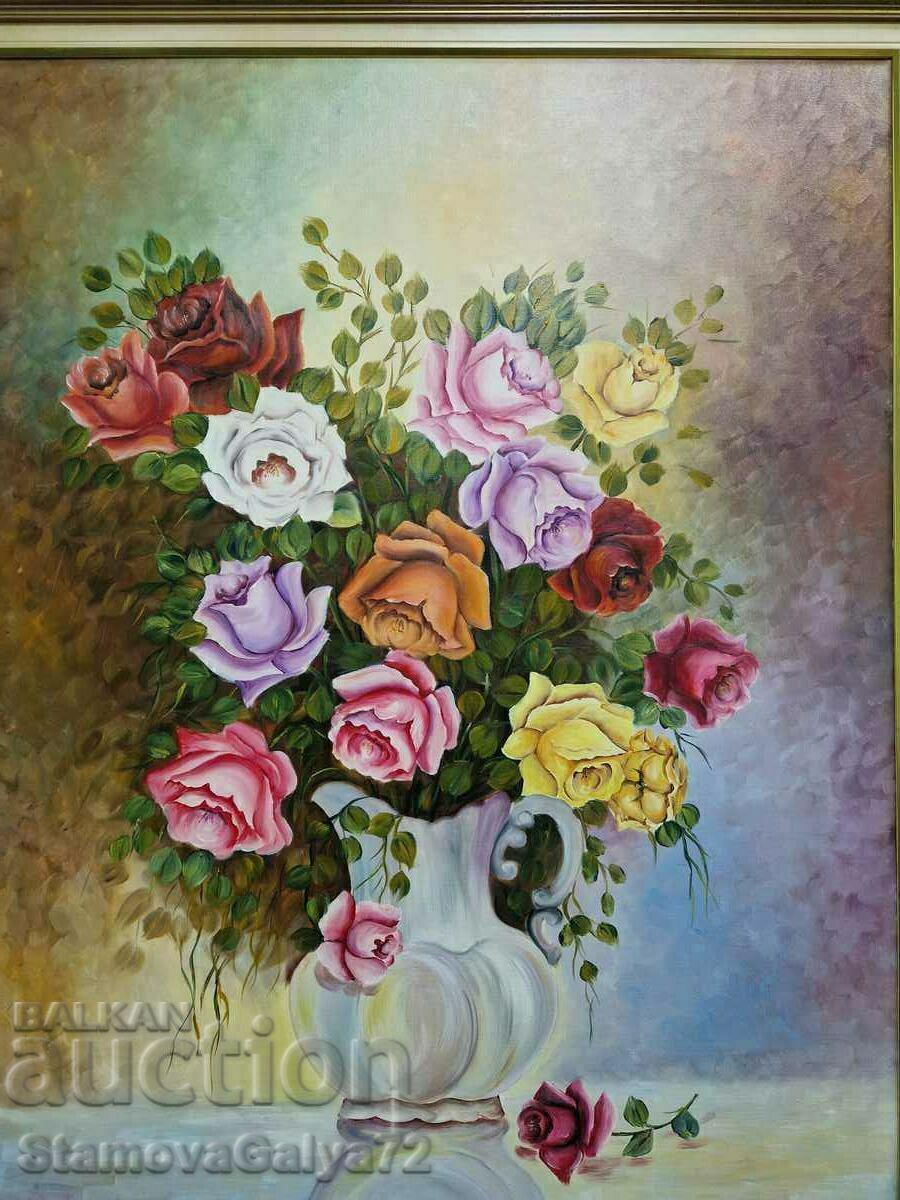 Auction Unique huge antique original oil painting Auction Unique huge antique original oil painting