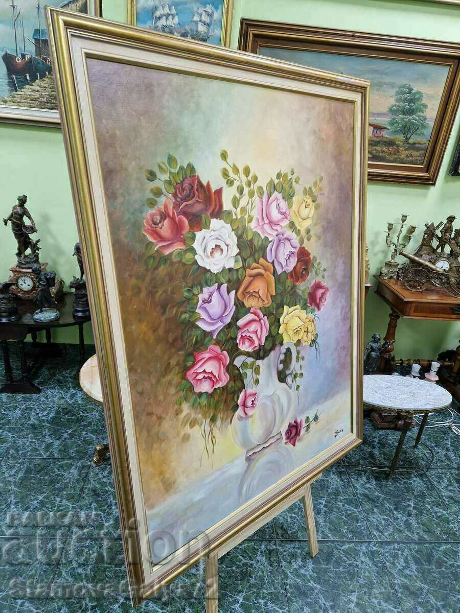 Delivery of Unique huge antique original oil painting Delivery of Unique huge antique original oil painting