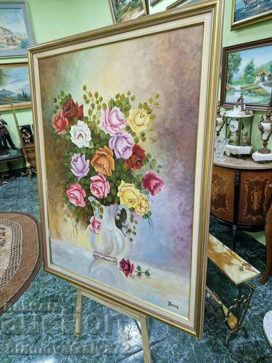 Unique huge antique original oil painting - 5 Unique huge antique original oil painting - 5