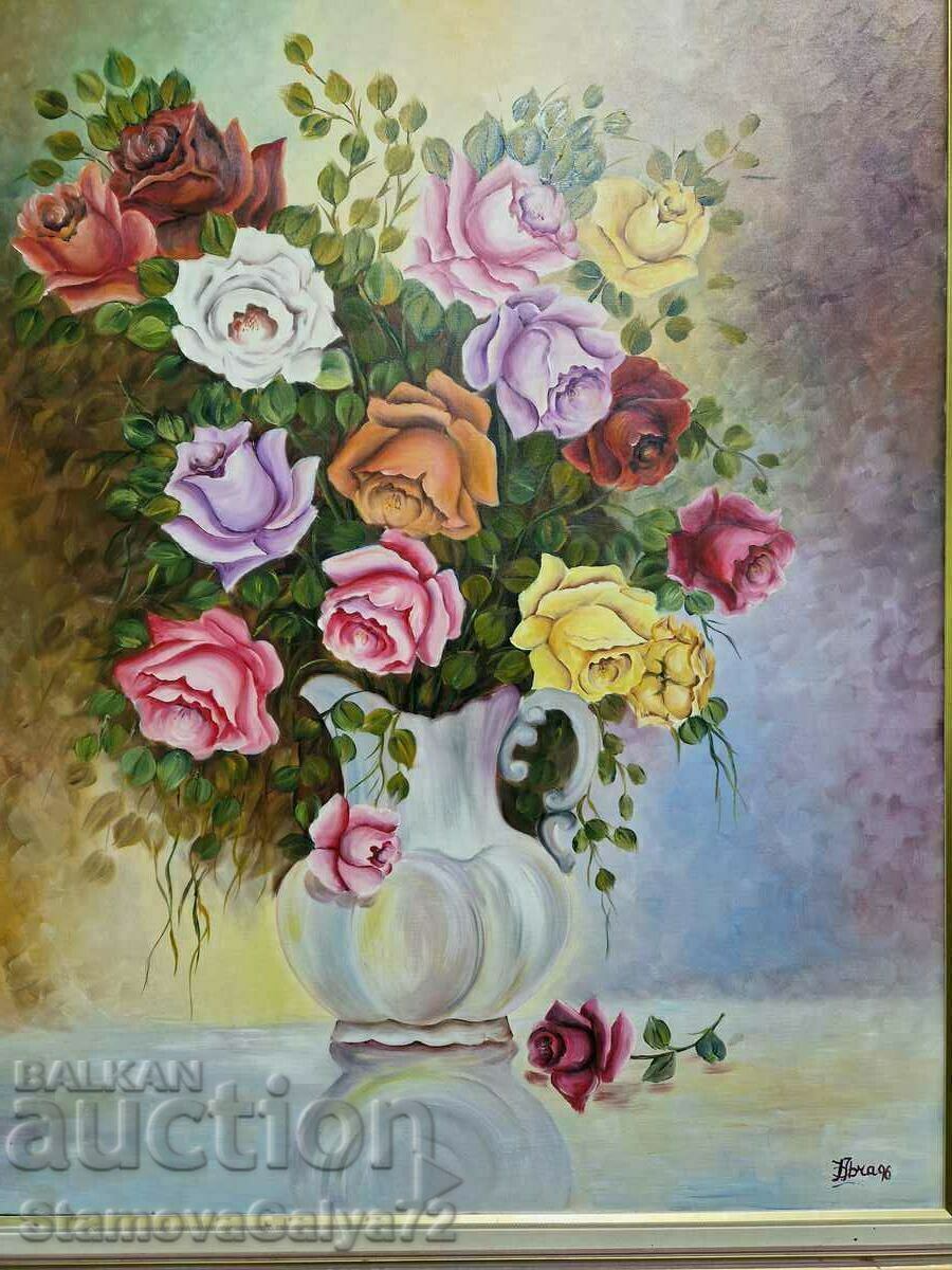 Unique huge antique original oil painting - 6 Unique huge antique original oil painting - 6