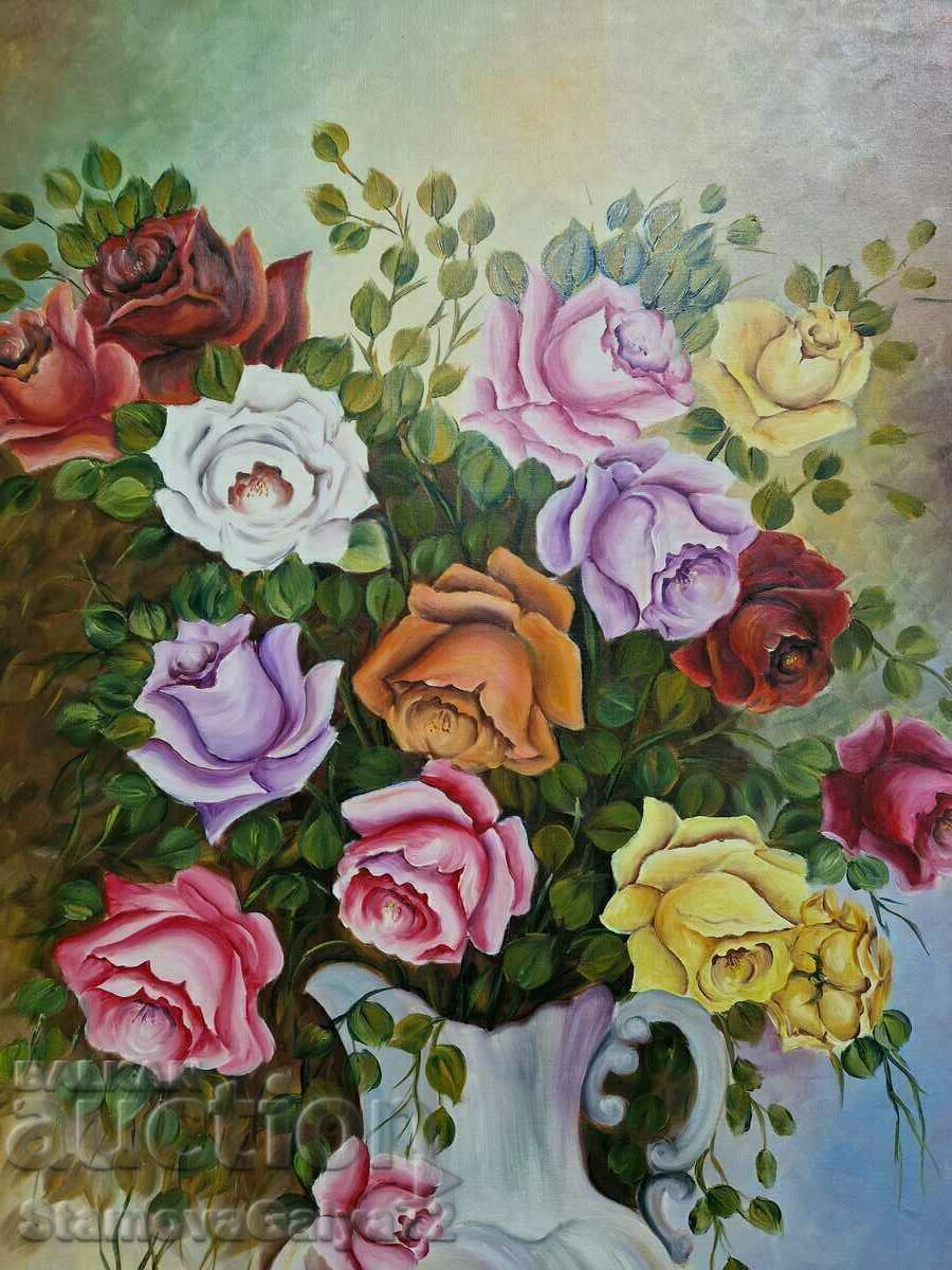 Unique huge antique original oil painting - 7 Unique huge antique original oil painting - 7