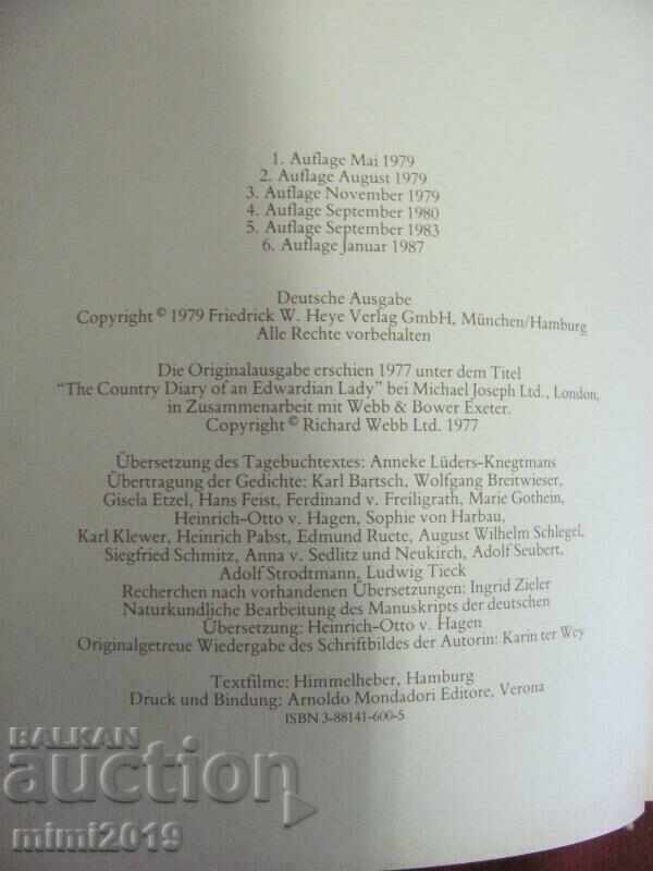 Auction  1977 Book Calendar - Flowers and Birds Germany