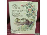 1977 Calendar de carte - Flori și păsări Germania