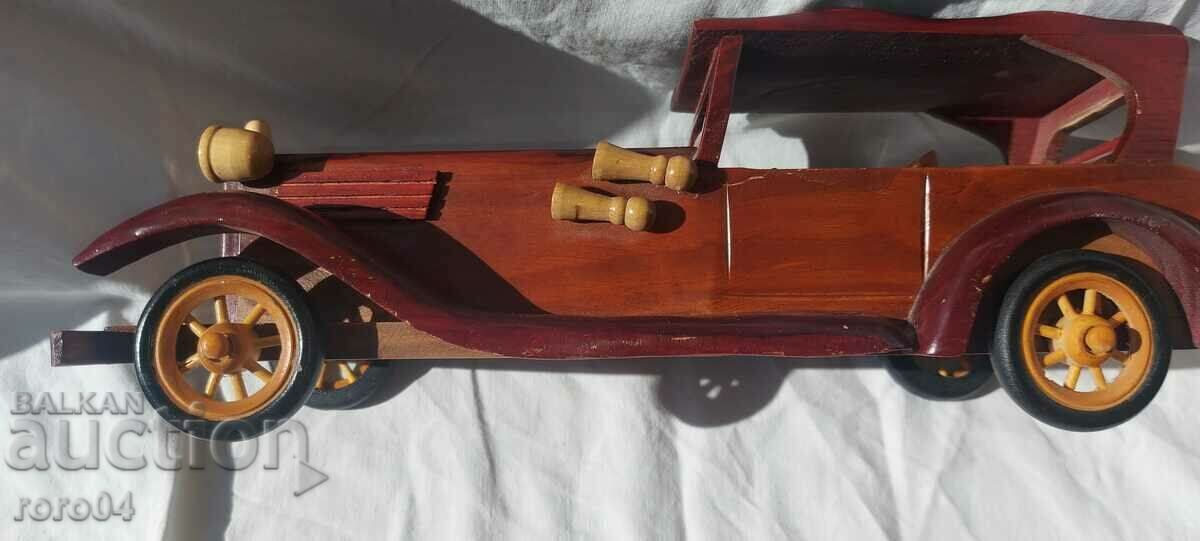 RETRO CAR - MODEL - WOOD - 7