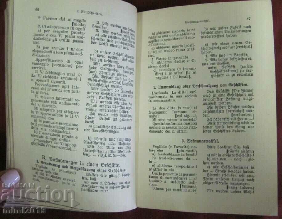 1925 Book Dictionary for Correspondence Germany - 6