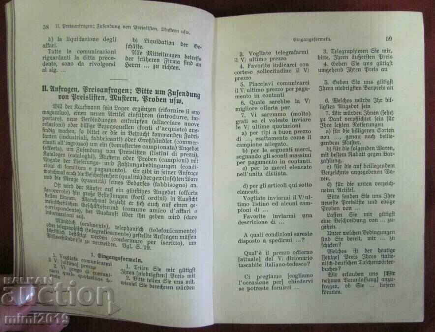 1925 Book Dictionary for Correspondence Germany - 7